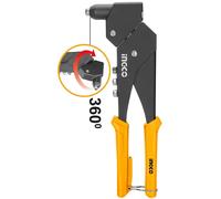 Rivettatrice testa girevole 360° Professional in lega di alluminio INGCO SHHR106