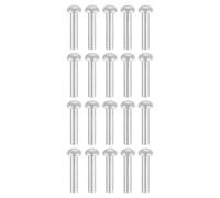 Rivetti 200pcs M4x20mm testa svasata alluminio argento