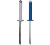 Rivetti A Estremità Aperta Bianchi E Blu Da 4 X 20 Mm