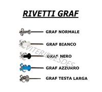 RIVETTI A FIORE FARFALLA GRAF D.4mm D.4,8mm IN ALLUMINIO CHIODO ACCIAIO ZINCATO