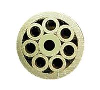 Rivetti a mosaico per manici di coltelli, Rivetti a perno in lega di rame a mosaico da 6 mm x 90 for manico coltello(Style 12)