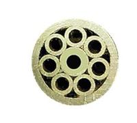 Rivetti a mosaico per manici di coltelli, Rivetto a mosaico con maniglia a vite multicolore, diametro 6 mm(No.1)