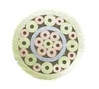 Rivetti a mosaico per manici di coltelli, Rivetto a mosaico con maniglia a vite multicolore, diametro 6 mm(No.10)