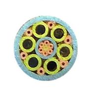 Rivetti a mosaico per manici di coltelli, Rivetto a mosaico con maniglia a vite multicolore, diametro 6 mm(No.15)