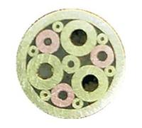 Rivetti a mosaico, Rivetto a mosaico con maniglia a vite multicolore, diametro 6 mm(No.8)