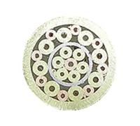 Rivetti a perno di mosaico con manico di coltello, Bulloni a perno a mosaico for manici e coltelli 6 mm x 90 in ottone acciaio inossidabile(Style 7)