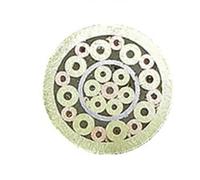 Rivetti a perno mosaicati, Rivetto a mosaico con maniglia, vite, ottone, acciaio, rame, diametro 6 mm, multicolore(No.13)