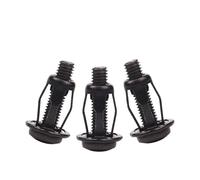 Rivetti a petalo in acciaio al carbonio nero Bullone a dado di bloccaggio M4 M5 M6 Rivetto in alluminio a ferro cavo Rivettatrice fissa Targa fissa for vite for auto(M4x20 (5set))