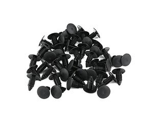 Rivetti A Pressione Per Fori 5-50Pcs Auto Plastica Vite Rivetti Pannello Fissaggio Porta Assetto Clip Pannello Rivetto Fermo Nero Auto Rivetti In Plastica Fastener Fissaggio Clip