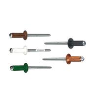 RIVETTI A STRAPPO COLORATI VERNICIATI IN ALLUMINIO D.3mm 4mm 4,8mm VARI COLORI