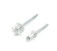 Rivetti a strappo RISTAR A FIORE Alluminio/Acciaio Testa Tonda 4.8x25 Spessore serrabile 16.0-19.0mm - Confezione da 250 pezzi