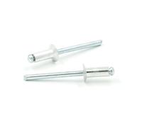 Rivetti a strappo STANDARD Alluminio/Acciaio Testa Svasata 4.8x25 ISO15978 Spessore serrabile 16.0-21.0mm - Confezione da 250 pezzi