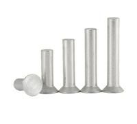 Rivetti a testa tonda massiccia, Rivetti a testa svasata in alluminio pieno da M2 a M8 Assortimento di diverse misure(6mm,M5 (50pcs))