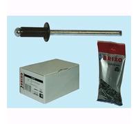 RIVETTI BRIXO ALLUMINIO TESTA DI MORO 4X8 CONF. 1000 PZ