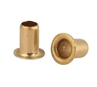 Rivetti cavi in ottone - Assortimento di rivetti e occhielli tubolari da M0,9 a M3(M2.5x10(100pcs))