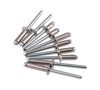rivetti cavi in ottone Confezione assortita di rivetti ciechi svasati in acciaio inossidabile 304 M3-M5 6-20mm(M4 (30pcs)-8mm)