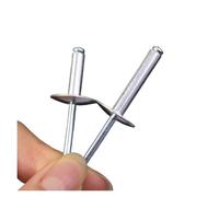 rivetti cavi in ottone Rivetti ciechi Flangia grande Rivetti pop in alluminio Assortimento 20-100 pezzi for fissaggio for condotte(25mm,20PCS)