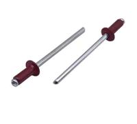 rivetti cavi in ottone Rivetti ciechi Rivetto pop in acciaio alluminio rosso Hardware di fissaggio for la casa fai-da-te 5/32 pollici 50 pz