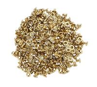 Rivetti Cavi in Rame da 500 Pezzi, Superfici Lisce, Facili da Installare per Abbigliamento e Fai da Te - Alta Resistenza, Materiale Durevole, Uso Versatile per Progetti Creativi (2,3x4x5mm)