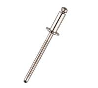 Rivetti ciechi, 10/20/30/50 pezzi da 2,4 mm-6,4 mm, in acciaio inox 304, con testa a cupola, rivetti decorativi aperti (3,2 x 10 mm, 50 pezzi)