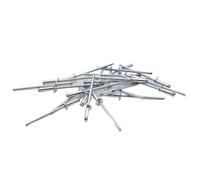 Rivetti ciechi a strappo, Rivetto cieco a cupola in alluminio GB12618 M2.4-M6.4 6-30mm Mobili metallici Marine 5/10/20/50 pezzi(50Pcs M2.4,10mm)
