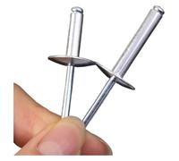 Rivetti ciechi a testa svasata, Aluminum Alloy Large Flange Blind Rivets 4.8x16-25mm Assortment Kit(25mm,40PCS)