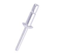 Rivetti ciechi a testa tonda in lega di alluminio completa ad alta resistenza da 30/50 pezzi(50Pcs,4.8x14 mm)