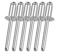 Rivetti ciechi a testa tonda Rivetto pop for chiodi in alluminio Rivetti for barche for condotti fai-da-te Fissaggio decorativo for strumenti hardware for mobili in metallo(50PCS,M5x13mm)