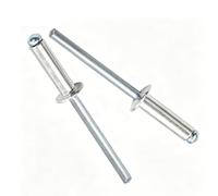 Rivetti ciechi in alluminio con mandrino in acciaio, 100 rivetti pop a testa tonda da 3 mm per barche marine, riparazioni auto, lamiera, mobili, fai da te(3x10mm)