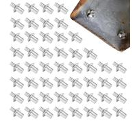 Rivetti ciechi in alluminio, Cupola Grande Riveter Flangia | Rivet pop cieco con grande flangia, rivetto di espansione per la casa, elettronica, precisione, fissaggio dei componenti di costruzione di