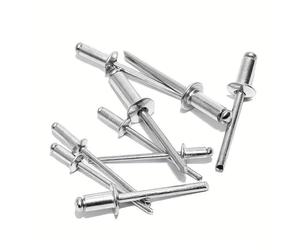 Rivetti ciechi in alluminio Kit assortimento di rivetti pop da 76 pezzi - Tenda in alluminio for mobili in metallo e settore automobilistico, set elementi fissaggio assortiti