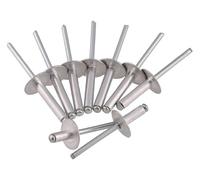 Rivetti ciechi in alluminio, Rivetti ciechi in alluminio con cappuccio aperto Chiodi decorativi M5 8-25mm 50 Pz(13mm)