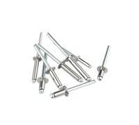 Rivetti ciechi, Rivetti ciechi a testa bombata M2.4-M6.4 4-30mm Mezzo acciaio inossidabile 304 10-50 pezzi(7mm,M6.4(10 Pcs) 304 SS)