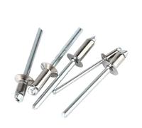 Rivetti ciechi, Rivetti ciechi Acciaio inossidabile 304 M3 .2 M4 M5 pop a testa svasata piatta con mandrino(M3x10mm,10Pcs)