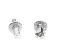 Rivetti con martello in lega di alluminio | 5x7/9/11mm 10-300 pezzi: porte e finestre for mobili for ristrutturazione domestica(7mm,30PCS)