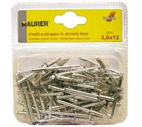 Rivetti in Alluminio Maurer 2,9x9 mm in Blister Cf. 75 Pz