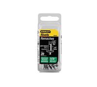 Rivetti In Alluminio Stanley® Corti 5 X 3Mm Confezione Da 15 STA1PAA62