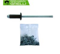 Rivetti In Alluminio Testa Di Moro - ø mm.4x8 - 10 bl -