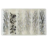 Rivetti In Metallo Assortiti - 150 Pezzi - Connetti 35996 Nuovo