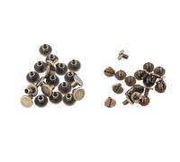 Rivetti in pelle piatti, strumenti per fissaggio Chicago, kit assortimento per scrapbooking e lavori fai da te for riparazione pelle