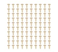 Rivetti in plastica per parafango auto, in plastica, per paraurti e carrozzeria, confezione da 100, per finiture esterne dell'auto e modanature (C)