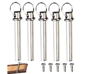 Rivetti per albero del ventilatore - 10 pezzi Copper Finders solidi | Kit di riparazione resistente all'usura | Set di accessori per fan fatti a mano | Sostituzione delle unghie dell'asta per