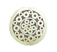 Rivetti, perno mosaico Rivetti per manico in coltello Vite in ottone Mosaici in ottone Rivetti Tubo in acciaio per unghie Altro design Stile squisito Lunghezza 9cm 16 Stili 6mm ( Color : NO.10 )