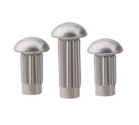 Rivetti pieni con gambo zigrinato, Dado for rivetto zigrinato con testa tonda in alluminio M2/M2,5/M3 x 4-8 mm 50/100 pz(100pcs,M3x8)