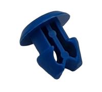 Rivetti Porta Targa in Nylon (Plastica), Facili da Montare, per Fissaggi Targhe, Dimensione Standard, Adatto per Auto, Moto, Furgone - Plastic Hardware Store (50, Blu)