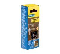 Rapid Scatola da 50 Rivetti in Alluminio da Ø4 x 10 mm, Adatti a Fissare Grondaie, Tubazioni e Lamiere, Include Punta per il Trapano - Rivestiti in Rame (5001462)
