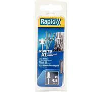 Rivetti Rapid XL Ø4.8 x 16 mm Confezione da 40 Pezzi e Punta del Trapano Inclusa Acciaio
