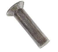 rivetti, Rivetti solidi a testa piatta, diametro liscio metrico, elementi di fissaggio a percussione, M2 X 5 mm-8 mm, mm-10, M3 mm-25, 100 pezzi (M2, x mm)(M3 x 10mm)