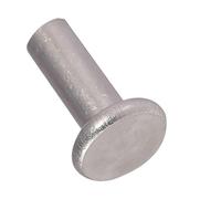 rivetti, Rivetti solidi a testa piatta, diametro metrico liscio M3 X 3mm-30mm, elementi di fissaggio a percussione, 200 pezzi (M3 x 12mm)(M3 x 8mm)