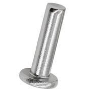 rivetti, Rivetti solidi a testa piatta, diametro metrico liscio M3 X 4mm-25mm, elementi di fissaggio a percussione, 100 pezzi (M3 x 22mm)(M3 x 8mm)